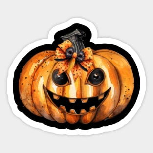 Pumpkin Chic Sticker